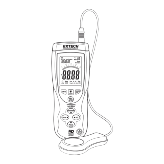 Extech Instruments HD450-NIST User Manual