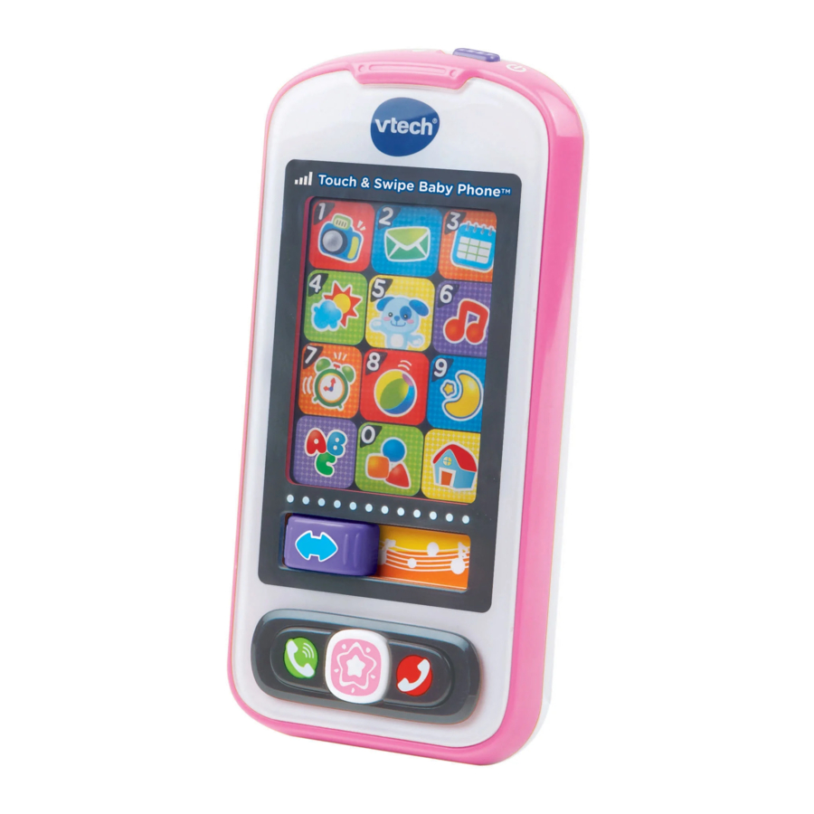 VTech Touch & Swipe Baby Phone - Toy Manual