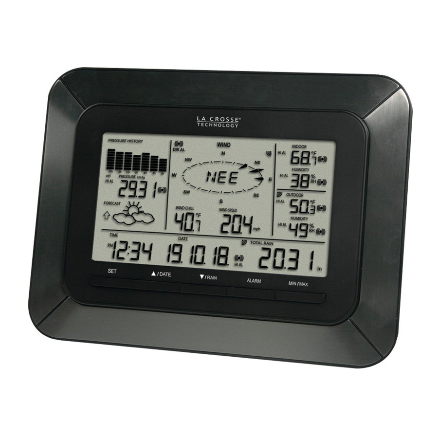 LA CROSSE TECHNOLOGY C86234 OPERATION MANUAL Pdf Download ManualsLib