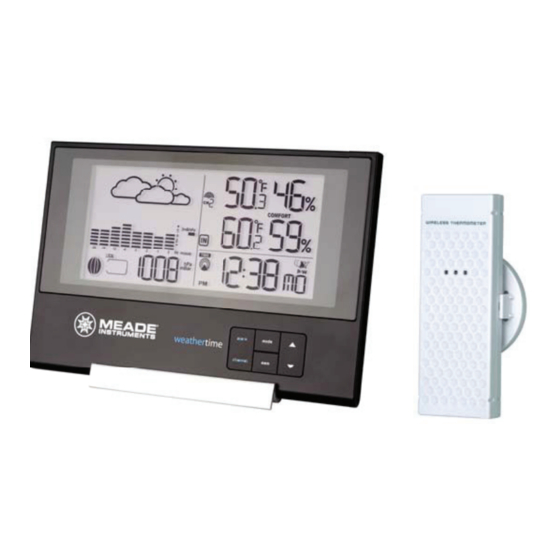 Meade Wireless Indoor Outdoor Temperature & Humidity Weather