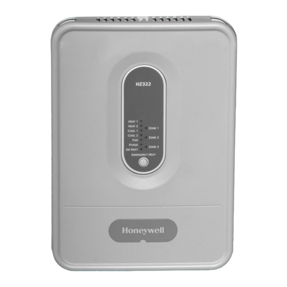 HONEYWELL TRUEZONE HZ322 INSTALLATION MANUAL Pdf Download ManualsLib