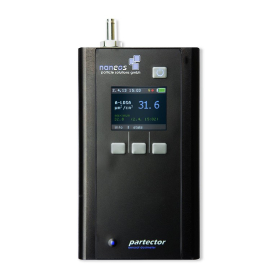 Naneos Partector 2 Operation Manual