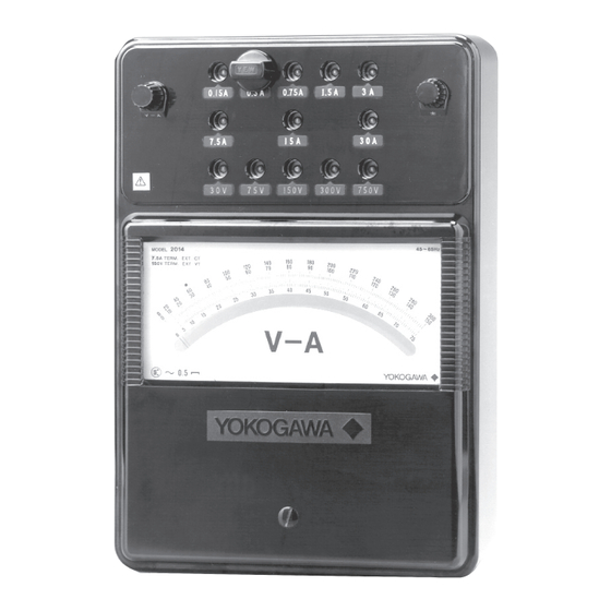 YOKOGAWA 2014 00 User Manual