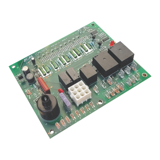 ICM Controls ICM2909 Quick Start Manual