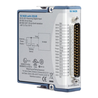 National Instruments NI 9426 Getting Started Manual