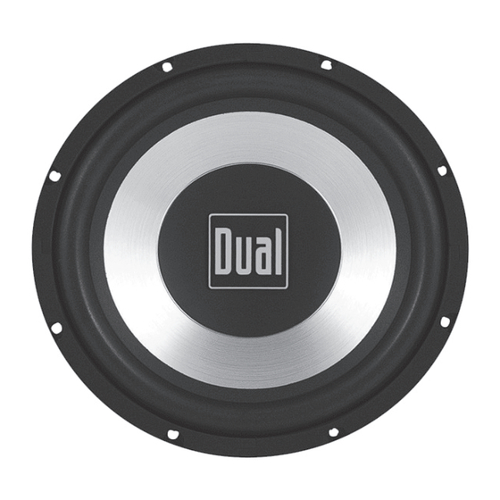 Dual DS10 Installation & Owner's Manual