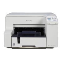 Ricoh e3300N - Aficio GX Color Inkjet Printer User Manual