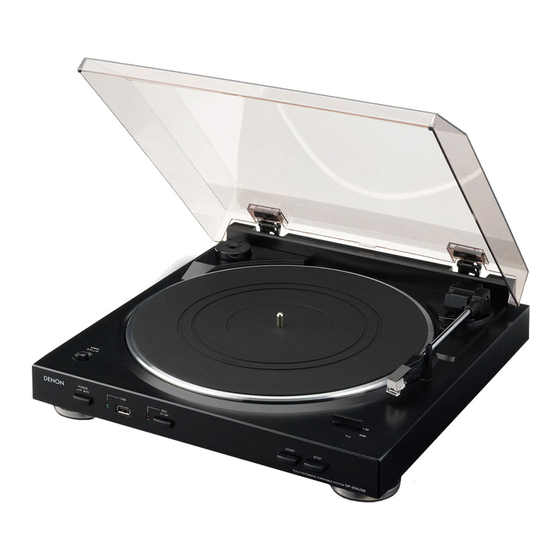 Denon DP-200USB Owner's Manual
