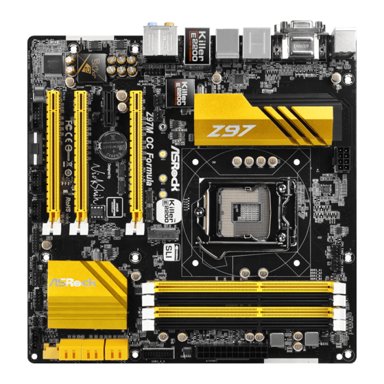 ASROCK Z97M OC Formula Manual