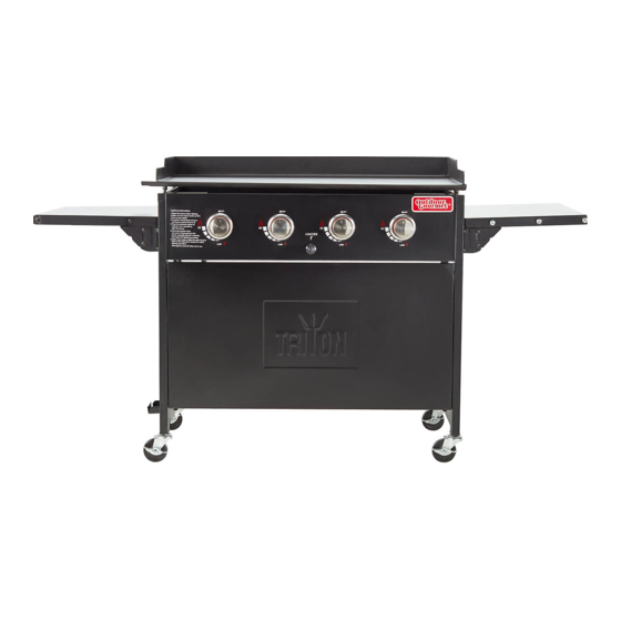 Outdoor gourmet on sale triton combo grill