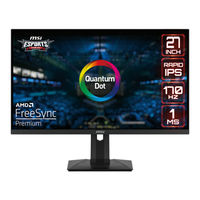 MSI G274QPF-QD User Manual