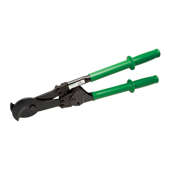 Greenlee 756 Instruction Manual