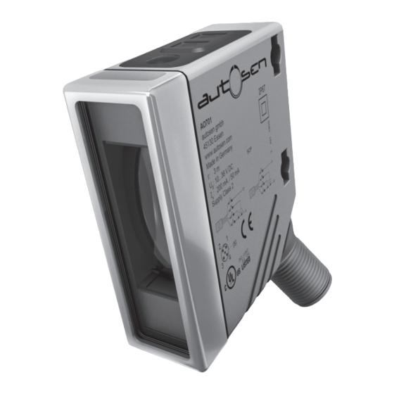 autosen AO701 Operating Instructions Manual