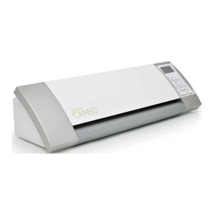 Silhouette Cameo - Built in Roll Feeder Manual