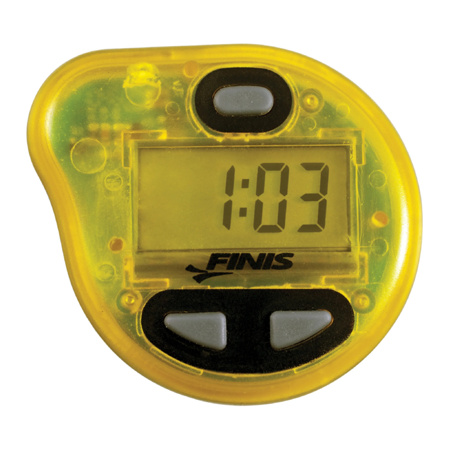 FINIS tempo trainer pro Manual
