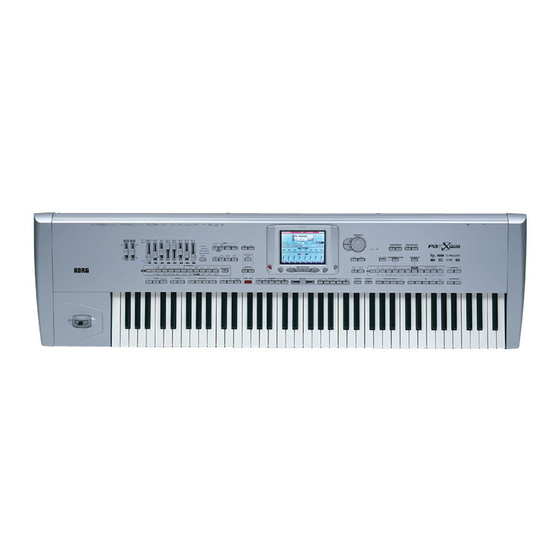 Korg PA1X Easy Start