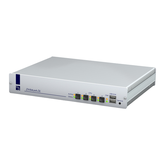 G&D DVIMUX4-DL-PS/2 Installation And Operation Manual