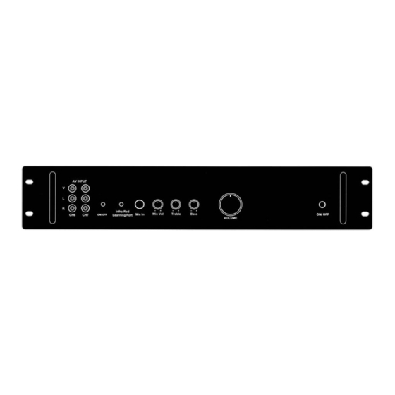 User Manuals: Sun-Tech ST-PRO101 PRO-ONE AV Controller