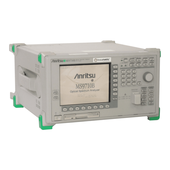 Anritsu ms9710b Operation Manual