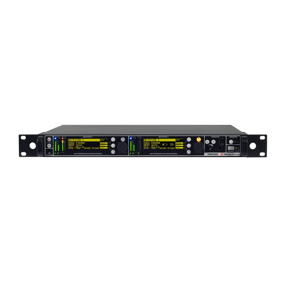 WisyCom MRK960 User Manual