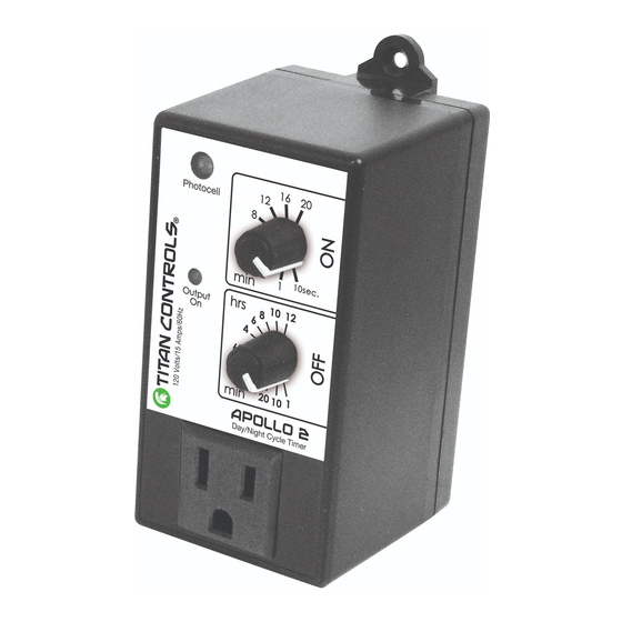 Titan Controls Apollo 2 Easy Manual