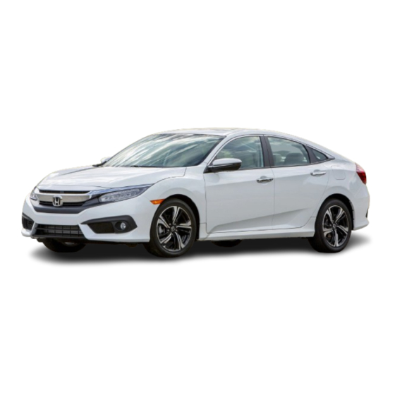Honda CIVIC SEDAN Owner's Manual