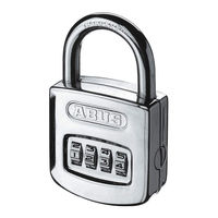 Abus Resettable 160 Series Instructions