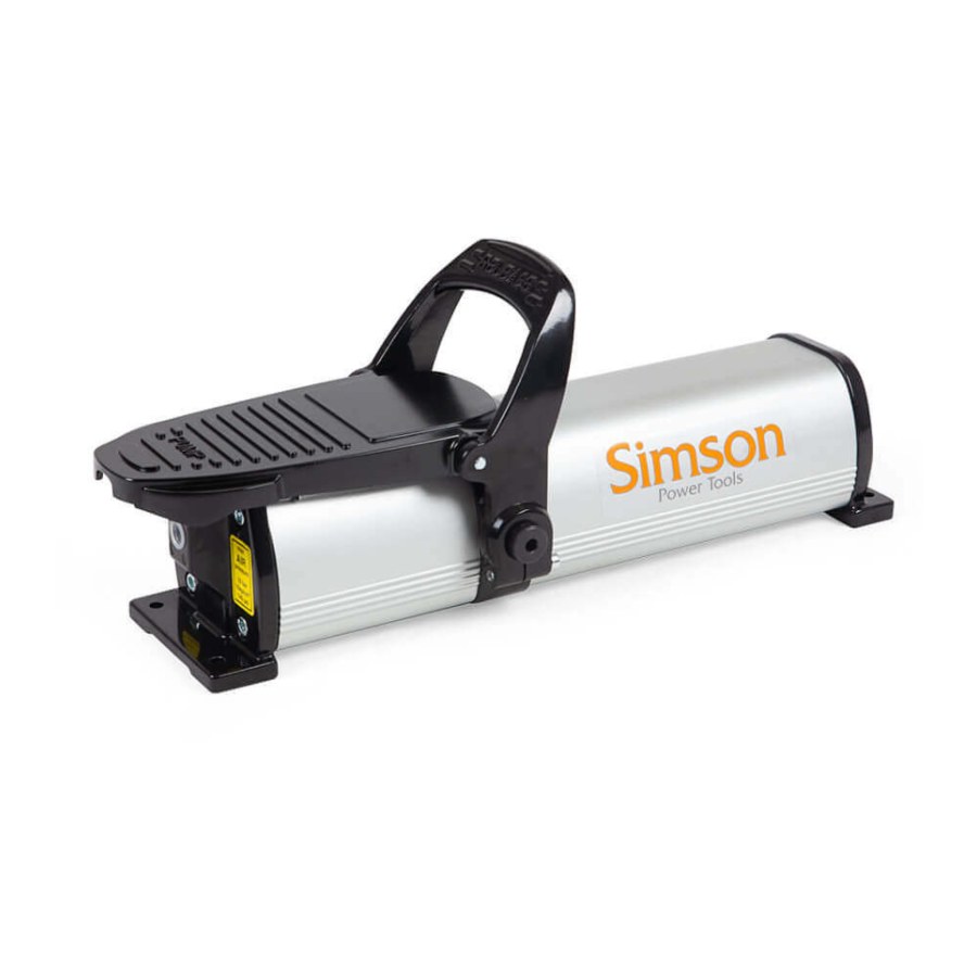 Simson AHP 2500 Series Instructions Manual