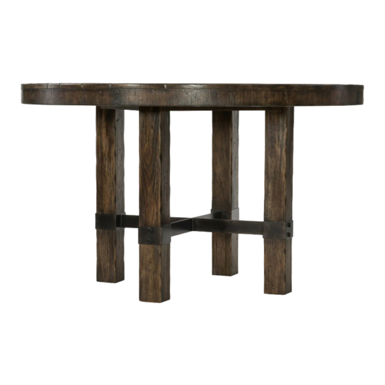 Hooker Furniture 1618-75201-DKW Assembly Instruction