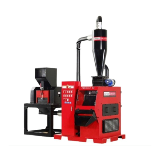 User Manuals: Greemman RECO130F Scrap Cable Granulator