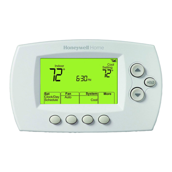 Honeywell Home FocusPRO TH6320WF1 Troubleshooting