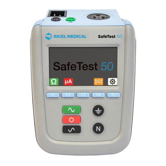 Rigel SafeTest 50 Firmware Update