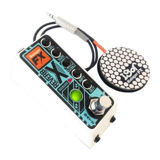 Rainger FX REVERB-X User Manual