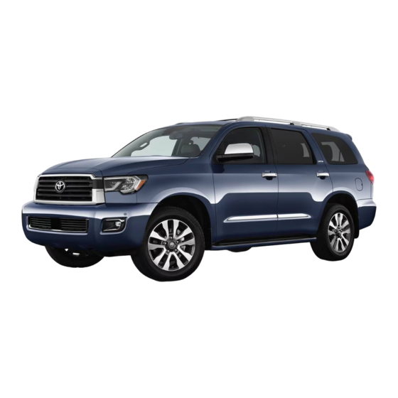 Toyota Sequoia 2018 Manuals