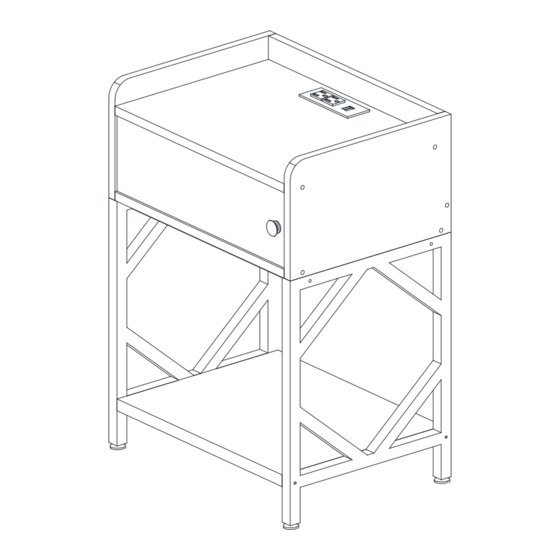 User Manuals: Jaxpety HG61F1232 Wooden End Table