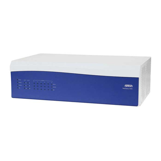 ADTRAN 4200995G1 Quick Start Manual