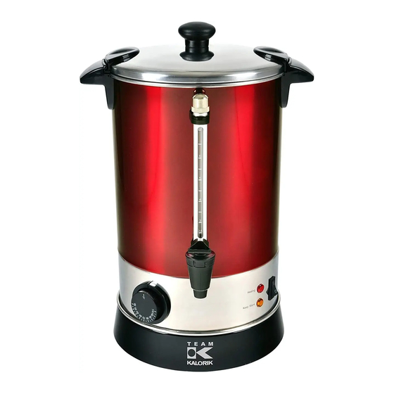 Team Kalorik TKG GW 900 Manual