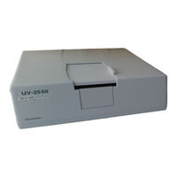 Shimadzu UV-2450 Instruction Manual