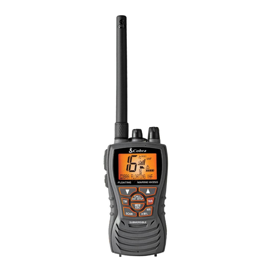 Cobra Marine MR HH350 FLT Specifications
