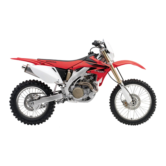 Honda CRF450X 2011 Service Manual