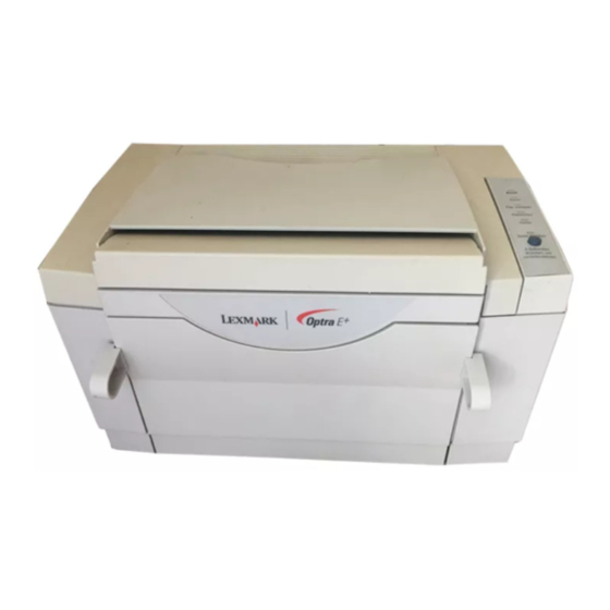 Lexmark OptraTM Service Manual