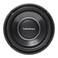 Rockford Fosgate T1 S1-10 Installation & Operation Manual