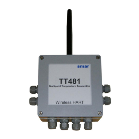 SMAR TT481W Operation, Maintenance & Instruction Manual