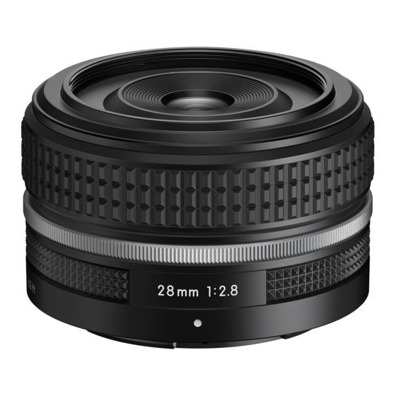 Nikon NIKKOR Z 28mm f/2.8 SE User Manual