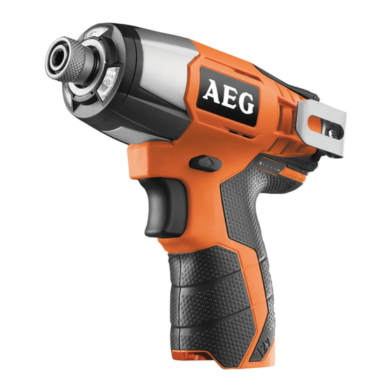 AEG BSS12 C Instructions Manual