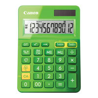 Canon LS 123K Instructions