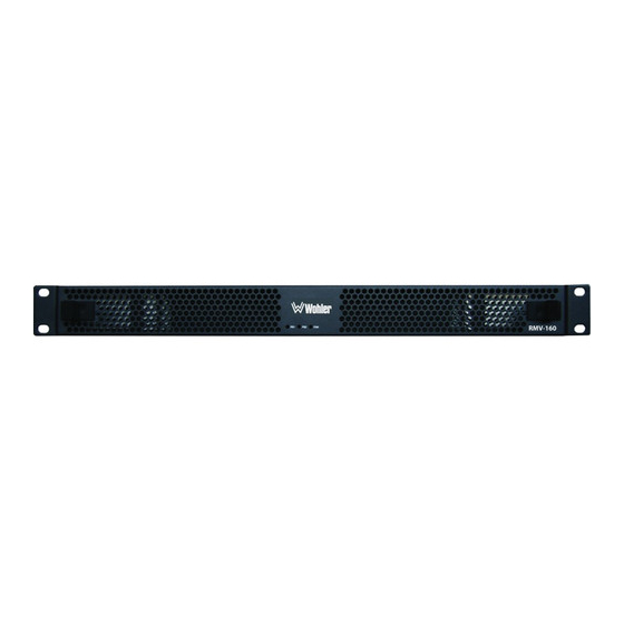 Wohler RMV16 Series User Manual