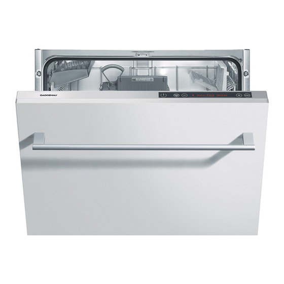 Gaggenau DF 290 Operating Instructions Manual