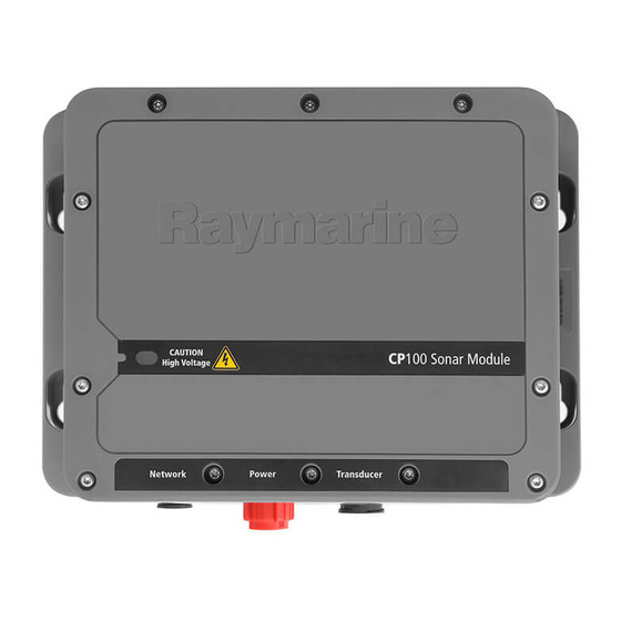 Raymarine CP100 Installation Instructions Manual