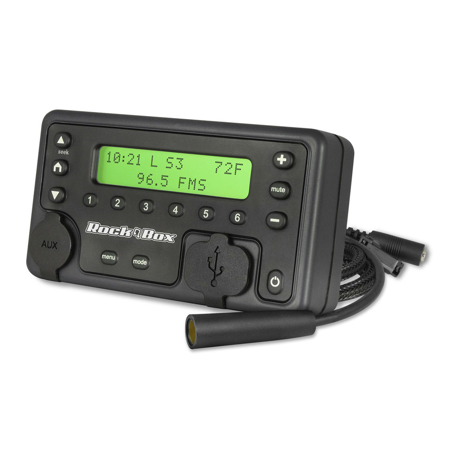 Cycle Sounds Rock Box User Manual